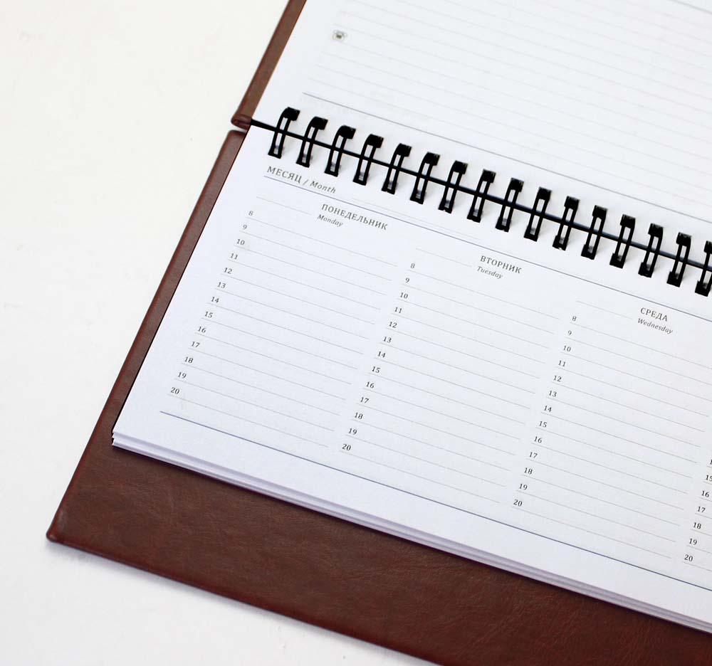 еженедельник недатир. 130х310 бордо "небраска" Еженедельник недатир. 130х310 бордо "небраска"