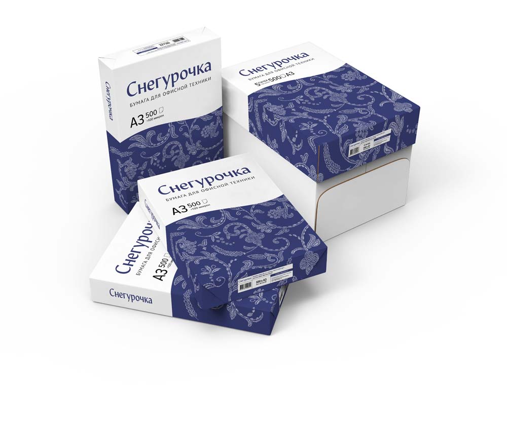бумага офисная а3 "снегурочка" 500л. 80г. 146% Бумага офисная а3 "снегурочка" 500л. 80г. 146%