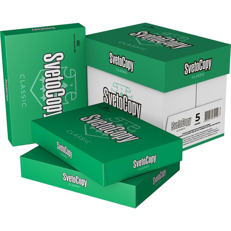 бумага офисная а4 "svetocopy" 500л. 80г. 146%, класс с Бумага офисная а4 "svetocopy" 500л. 80г. 146%, класс с