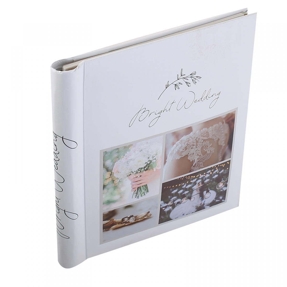 альбом д/фото 10 л. с магн. плёнкой 23х28см "bright wedding" Альбом д/фото 10 л. с магн. плёнкой 23х28см "bright wedding"