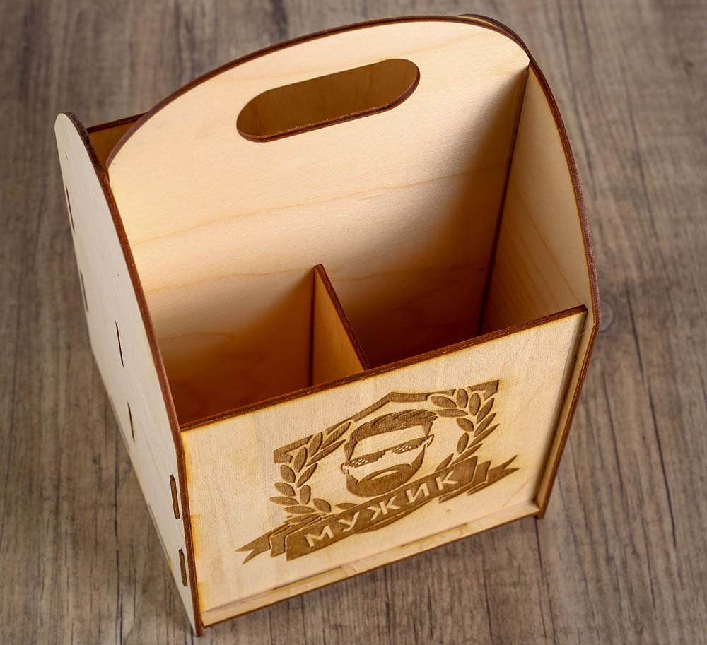 ящик подар. "мужик" дерево Ящик подар. "мужик" дерево