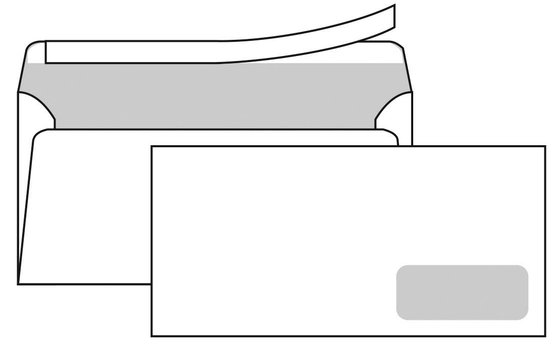 конверт евро 110х220 немаркиров. правое окно силикон прямой клапан 80гр. Конверт евро 110х220 немаркиров. правое окно силикон прямой клапан 80гр.