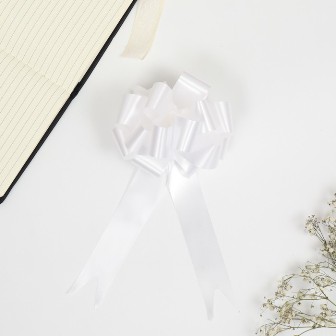 бант-шар №3 "простой" белый Бант-шар №3 "простой" белый