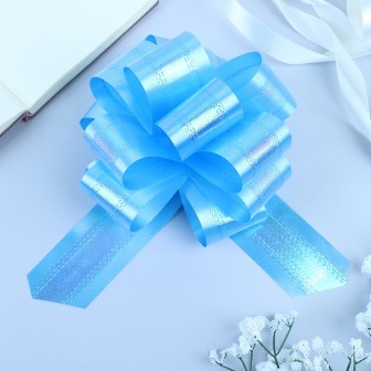 бант-шар №5 "перламутровый" синий Бант-шар №5 "перламутровый" синий