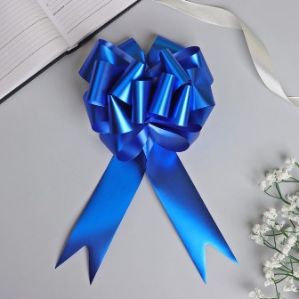 бант-шар №5 "металлик" синий Бант-шар №5 "металлик" синий