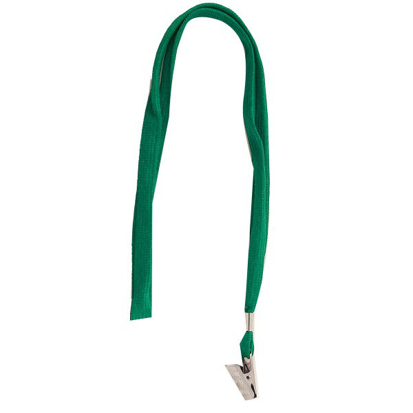 лента для бейджа 40см клип метал. devente зелёная Лента для бейджа 40см клип метал. devente зелёная