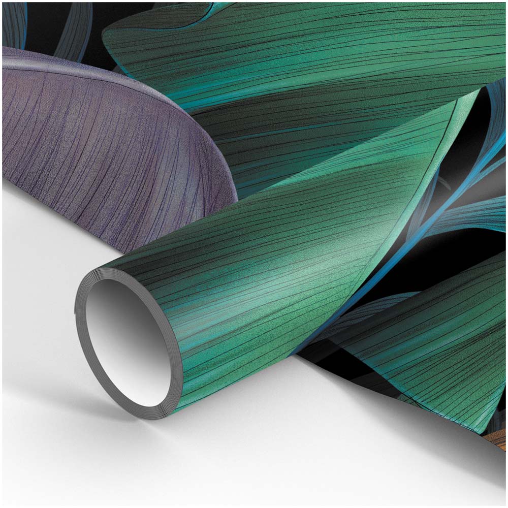 бумага упаковочная 100х70см "цветочный принт" Бумага упаковочная 100х70см "цветочный принт"