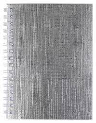 блокнот а6 гребень 80л. кл. metallic серебро (hatber) асс-т Блокнот а6 гребень 80л. кл. metallic серебро (hatber) асс-т