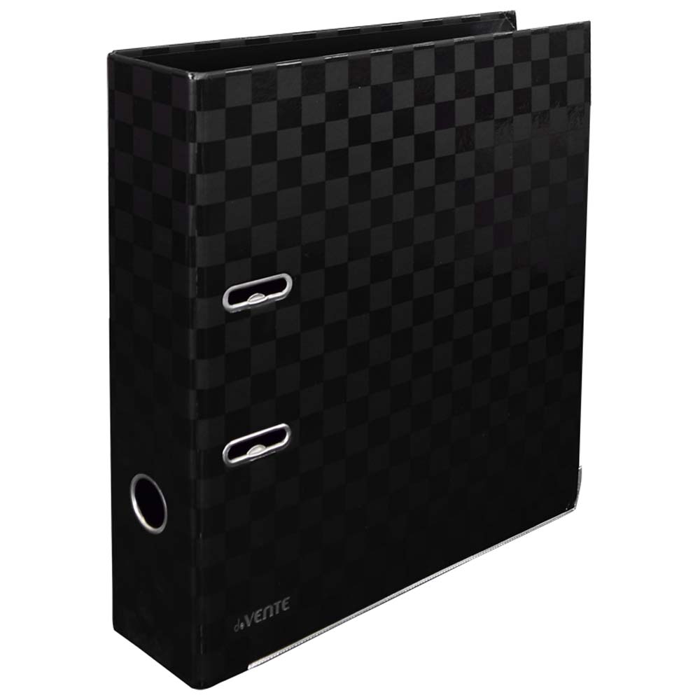 папка-регистратор 7,5см картон. ламин. devente "total black" чёрная,металл.уголок Папка-регистратор 7,5см картон. ламин. devente "total black" чёрная,металл.уголок
