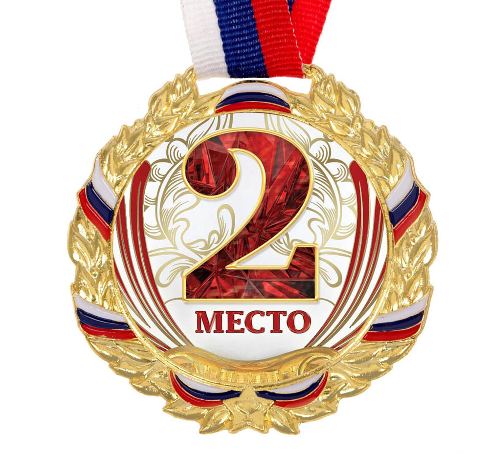 медаль "2 место" дизайн 1 Медаль "2 место" дизайн 1