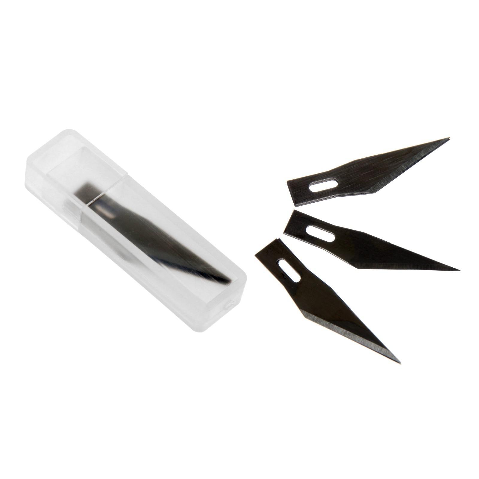 лезвия для ножа-скальпеля "calligrata" 5 шт. Лезвия для ножа-скальпеля "calligrata" 5 шт.