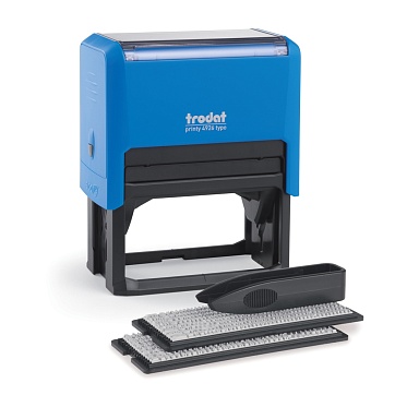 оснастка самонаб. для штампа "trodat" 75х38мм 8 строк син. Оснастка самонаб. для штампа "trodat" 75х38мм 8 строк син.