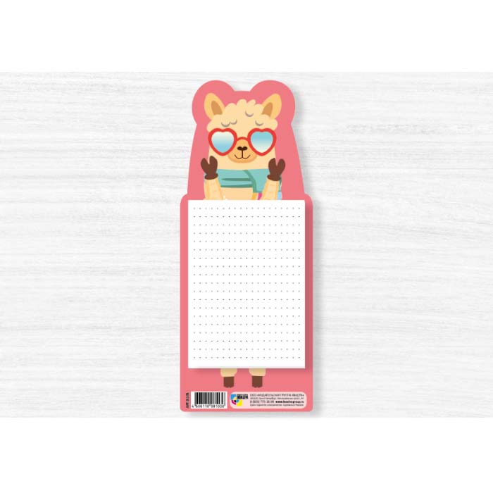 бумага для заметок 30л. кл. "альпака" тв.подл. на магните Бумага для заметок 30л. кл. "альпака" тв.подл. на магните