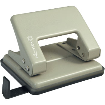 дырокол "attomex" на 20л. металлический серый,с линейкой Дырокол "attomex" на 20л. металлический серый,с линейкой