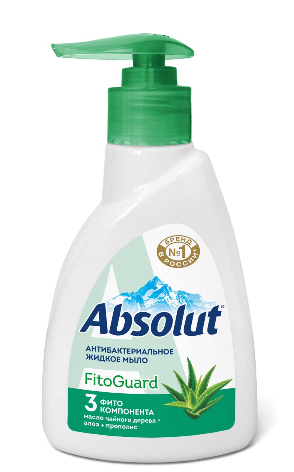 мыло жидкое антибактериальное "absolut" алоэ 250 г с дозатором Мыло жидкое антибактериальное "absolut" алоэ 250 г с дозатором