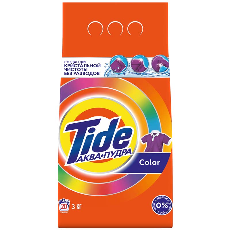 стир. порошок автомат "tide color" 3кг Стир. порошок автомат "tide color" 3кг