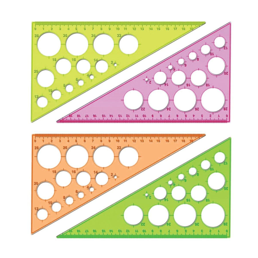 треугольник пластик. "стамм" с окружностями прозрачный Треугольник пластик. "стамм" с окружностями прозрачный