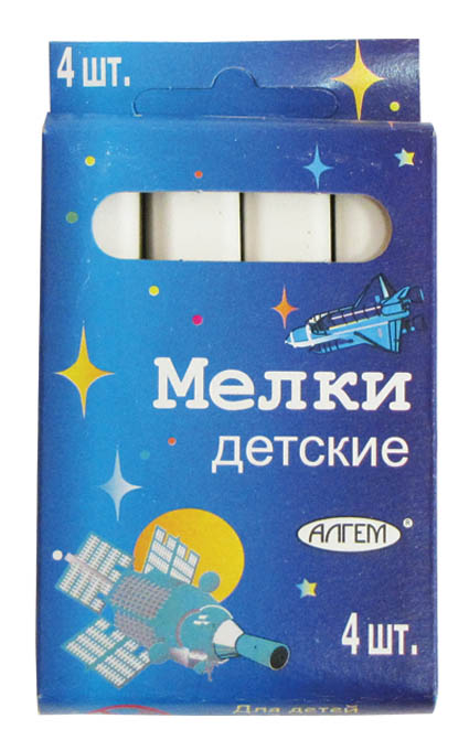 мел белый "алгем" 4 шт. Мел белый "алгем" 4 шт.