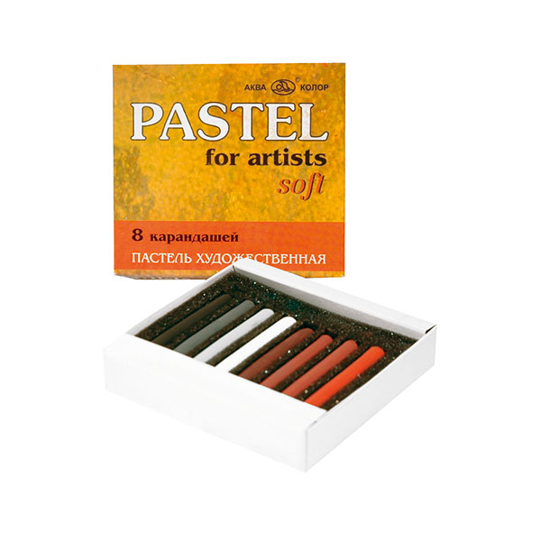 мелки пастельные 8цв. (аква-колор) Мелки пастельные 8цв. (аква-колор)