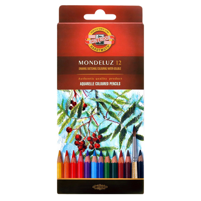 карандаши цв. акварельные "koh-i-noor mondeluz" 12 цв. Карандаши цв. акварельные "koh-i-noor mondeluz" 12 цв.