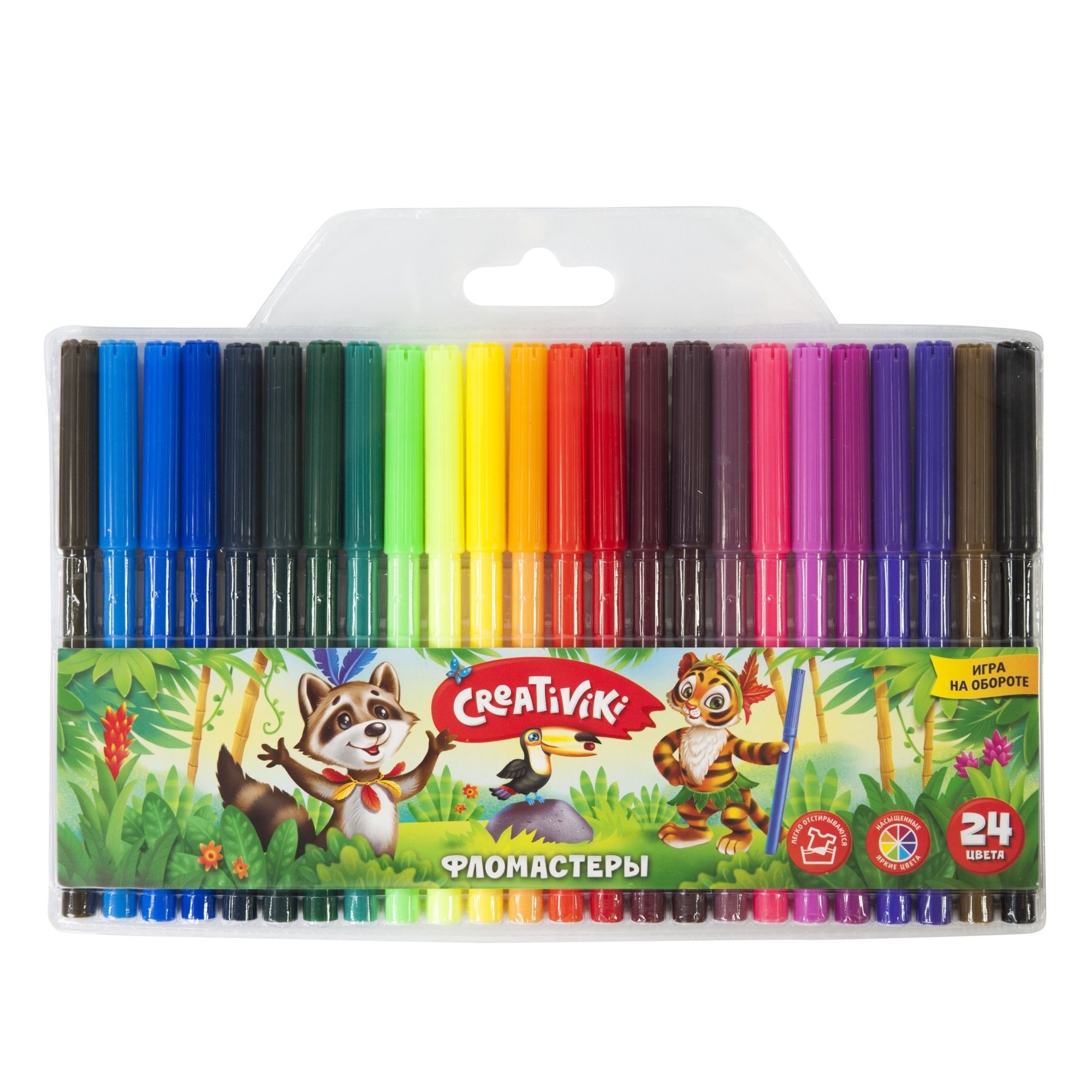 фломастеры "creativiki" 24 цв. Фломастеры "creativiki" 24 цв.