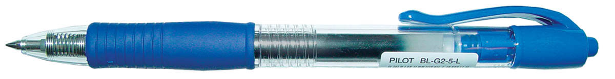 ручка гел.авт."pilot g2" 0,5мм синяя (bls-g2) Ручка гел.авт."pilot g2" 0,5мм синяя (bls-g2)