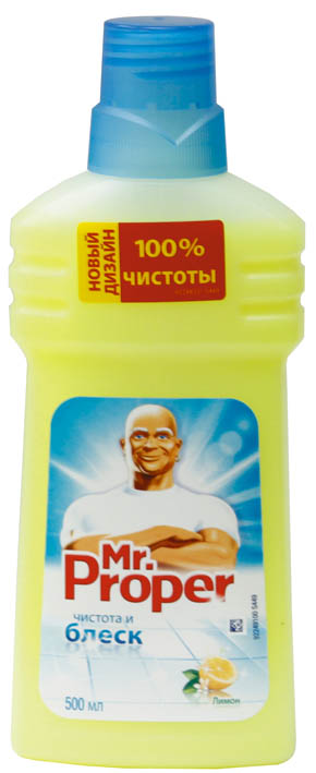 средство д/уборки универс. "mr.proper" лимон 500мл Средство д/уборки универс. "mr.proper" лимон 500мл