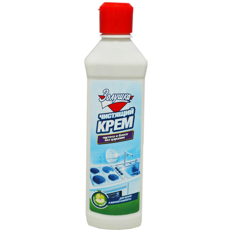 чистящий крем "золушка яблоко" 300мл Чистящий крем "золушка яблоко" 300мл