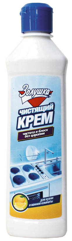 чистящий крем "золушка лимон" 300мл Чистящий крем "золушка лимон" 300мл