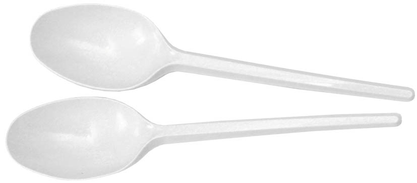 одноразовая ложка 16.5см суповая белая (100шт. в упак.) Одноразовая ложка 16.5см суповая белая (100шт. в упак.)