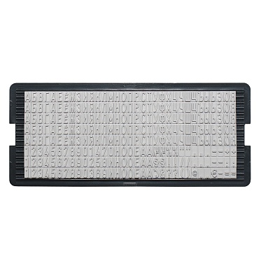 касса букв для самонаборных оснасток "trodat" рус. алфавит 4 мм Касса букв для самонаборных оснасток "trodat" рус. алфавит 4 мм