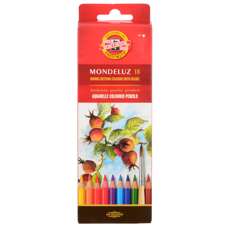 карандаши цв. акварельные "koh-i-noor mondeluz" 18 цв. Карандаши цв. акварельные "koh-i-noor mondeluz" 18 цв.