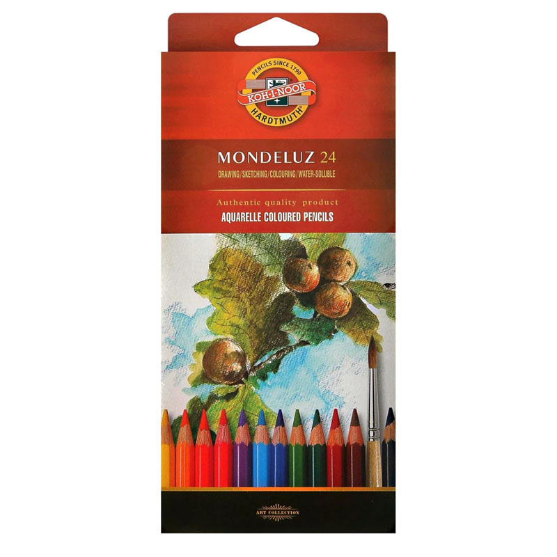 карандаши цв. акварельные "koh-i-noor mondeluz" 24 цв. Карандаши цв. акварельные "koh-i-noor mondeluz" 24 цв.