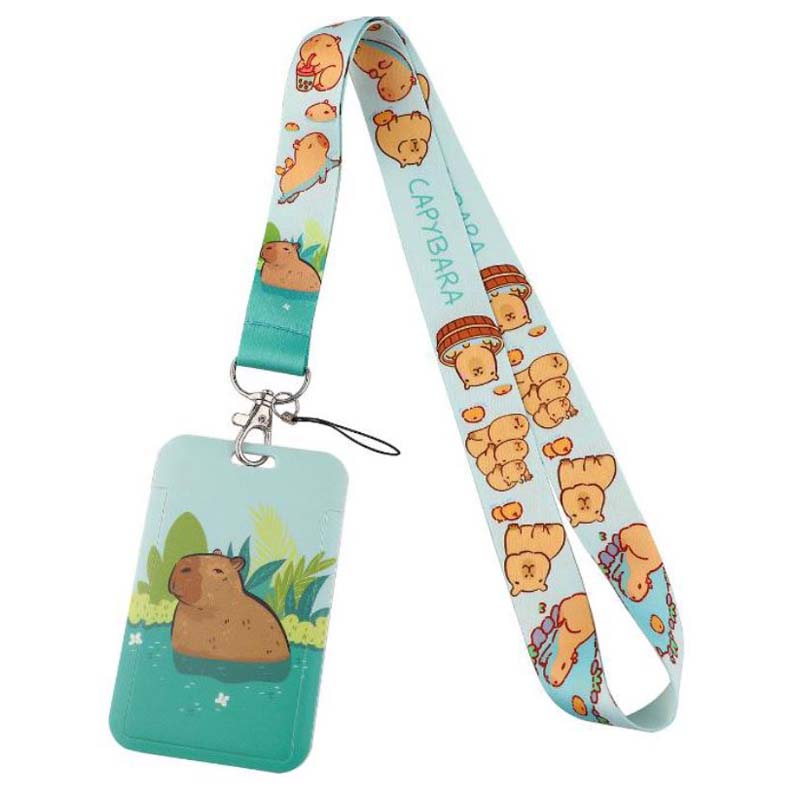 бейдж вертикальный 110х70мм на ленте devente "capybara takes bath" Бейдж вертикальный 110х70мм на ленте devente "capybara takes bath"