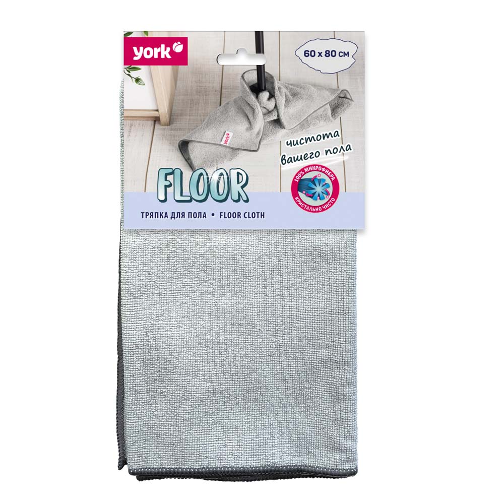 тряпка д/мытья полов "york" 60х80 (микрофибра) Тряпка д/мытья полов "york" 60х80 (микрофибра)