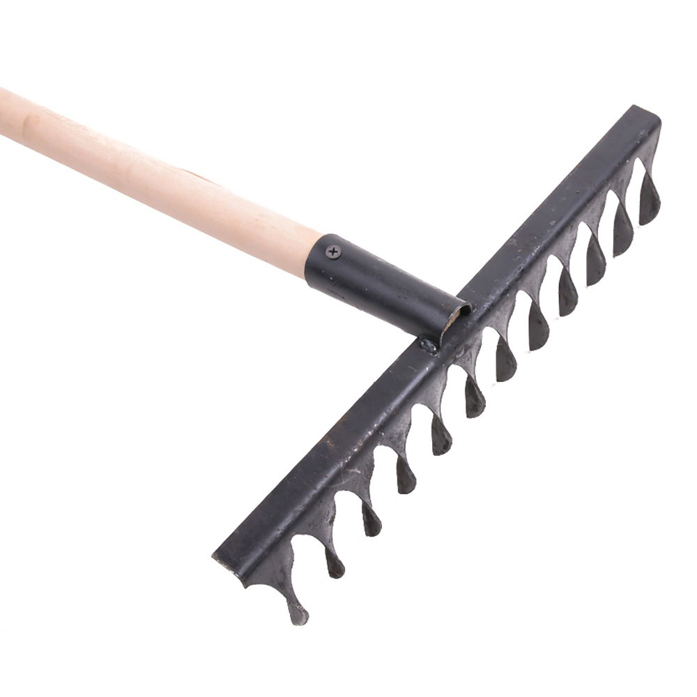 грабли мет.витые 12-зубьев с деревянным черенком Грабли мет.витые 12-зубьев с деревянным черенком