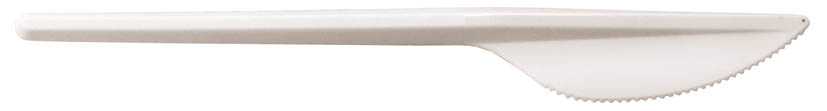 одноразовый нож столовый 17см.белый (100шт. в упак.) Одноразовый нож столовый 17см.белый (100шт. в упак.)