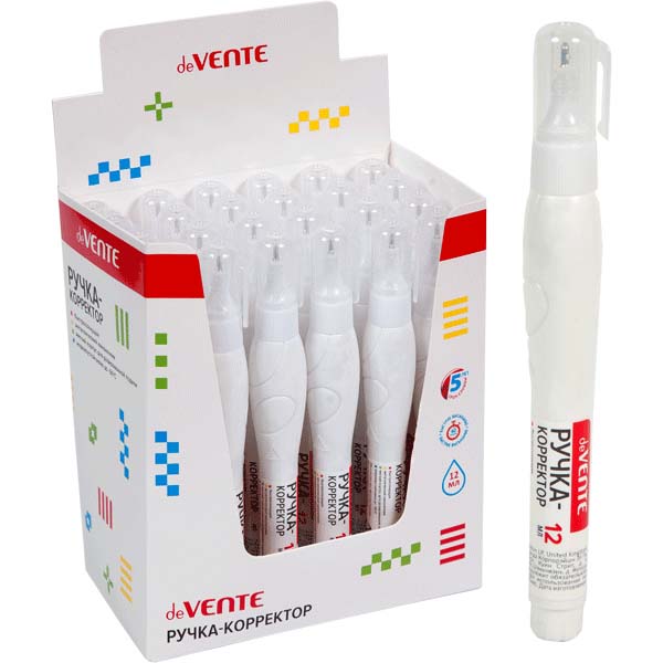 корректирующая ручка devente 12мл Корректирующая ручка devente 12мл