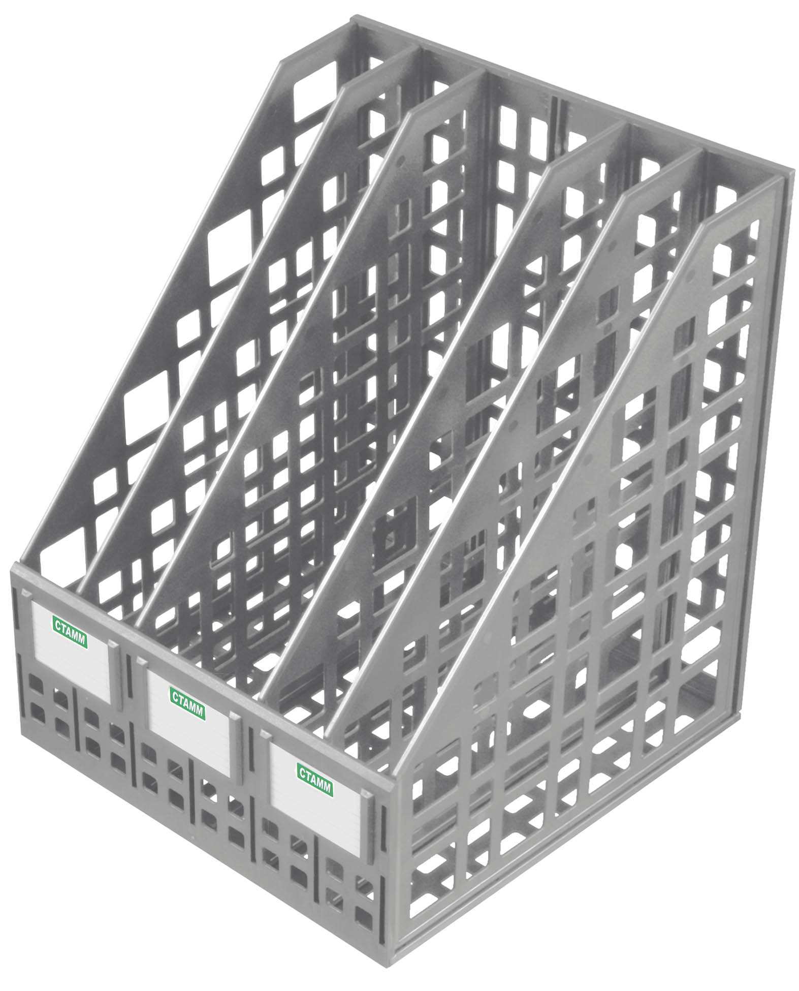 лоток для бумаг и папок 5 секц. сборный стамм серый Лоток для бумаг и папок 5 секц. сборный стамм серый