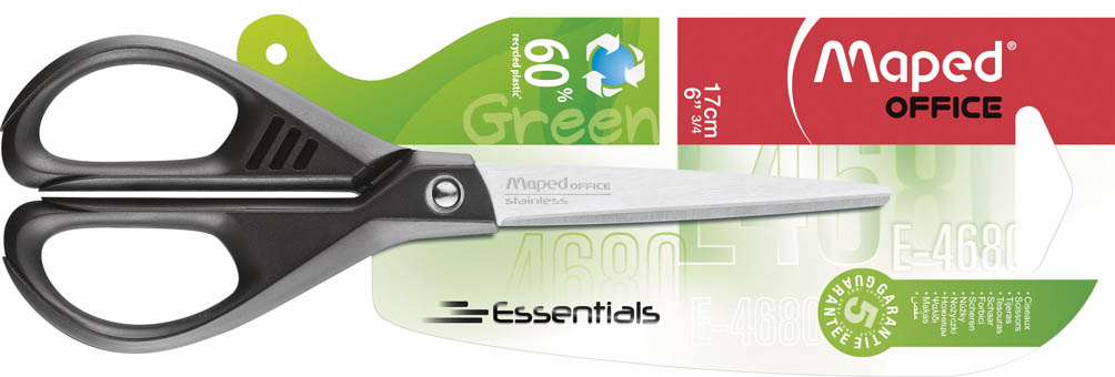 ножницы канц. "maped essentials green" 170мм Ножницы канц. "maped essentials green" 170мм