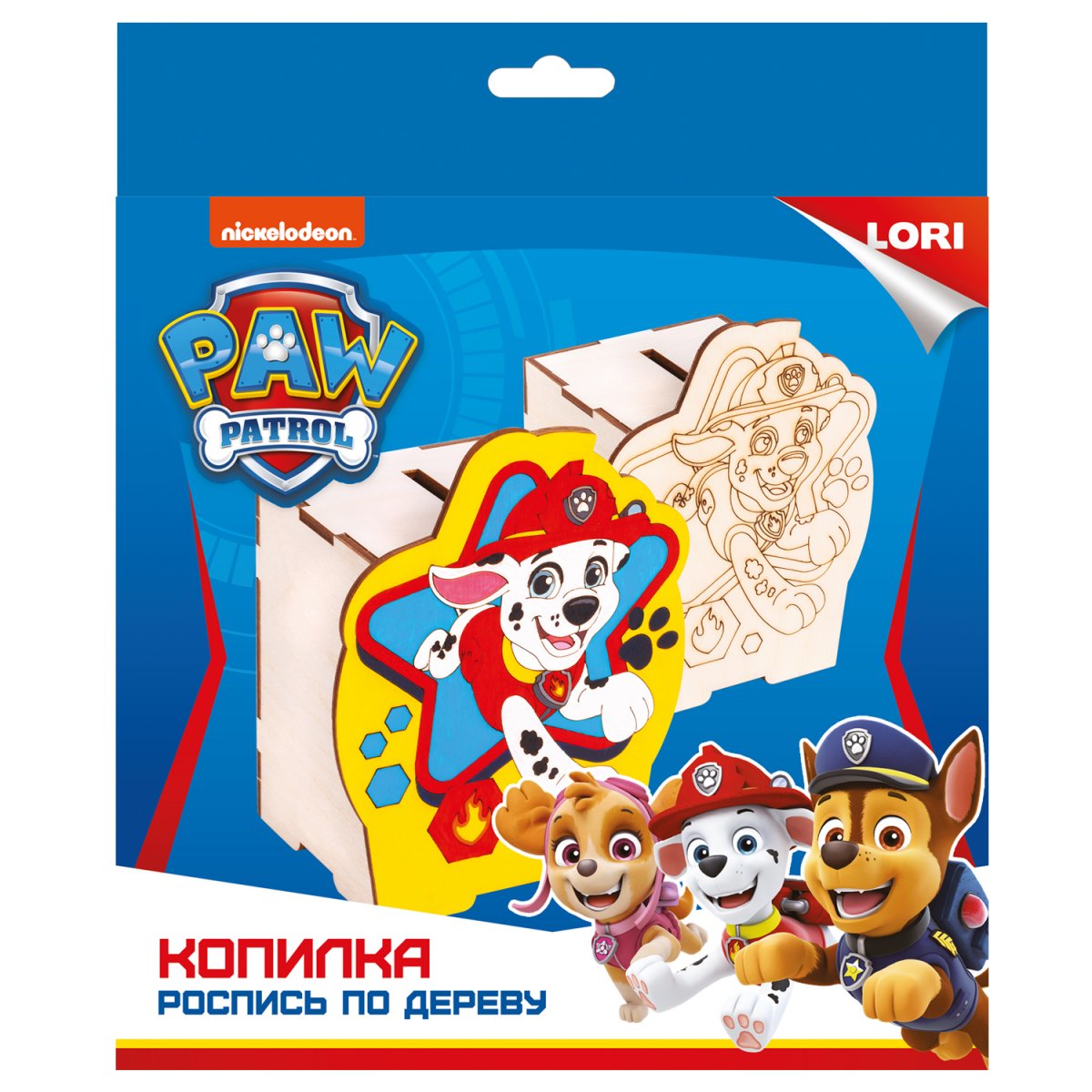 набор д/творч. роспись по дереву копилка "щенячий патруль. маршалл" Набор д/творч. роспись по дереву копилка "щенячий патруль. маршалл"