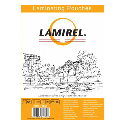 пакет для ламин-я а4 100 мкм (100 шт.) lamirel Пакет для ламин-я а4 100 мкм (100 шт.) lamirel