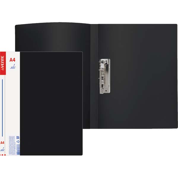 папка пласт. с зажимом "devente daily" черная Папка пласт. с зажимом "devente daily" черная