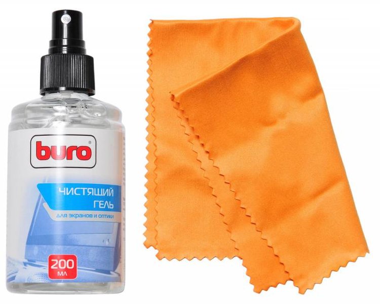 гель д/чистки экрана "buro" 200 мл. Гель д/чистки экрана "buro" 200 мл.