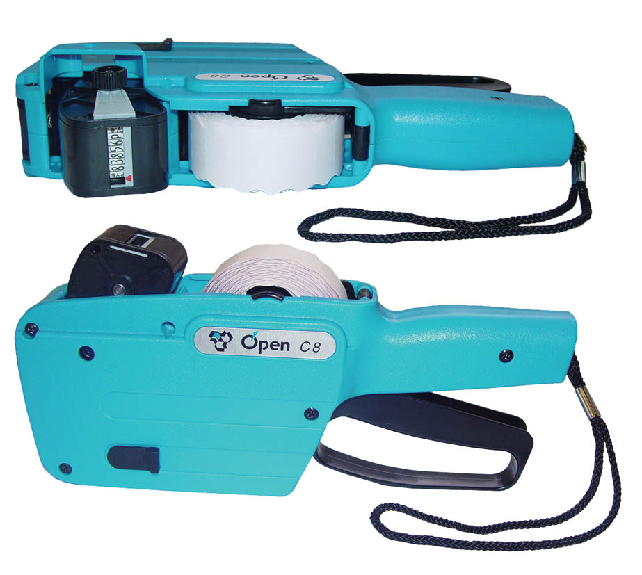 этикет-пистолет 1стр. волнистая лента 26х12мм 8 симв. open c8 Этикет-пистолет 1стр. волнистая лента 26х12мм 8 симв. open c8