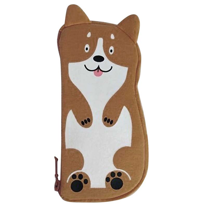 пенал-косметичка "корги" ткань 21х10х1,5см Пенал-косметичка "корги" ткань 21х10х1,5см