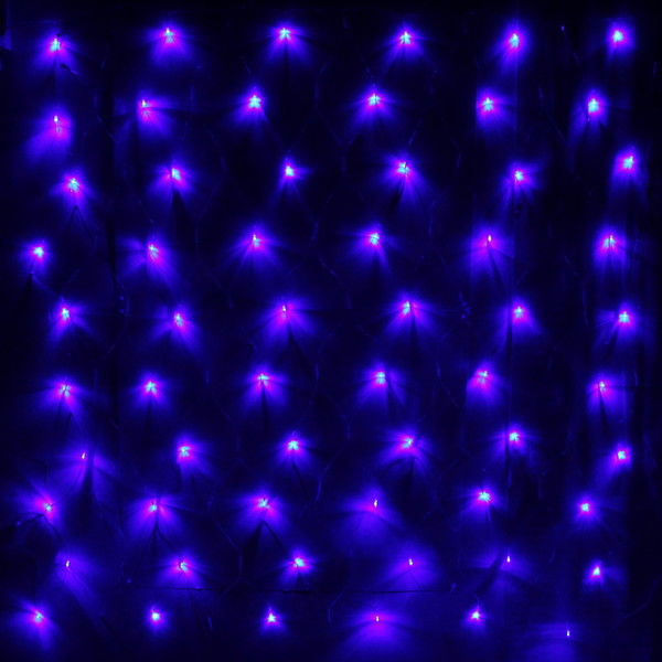 гирлянда эл. уличная "сетка" led 384 ламп 2,0х3,0м, 8 реж. синий, прозр. провод с возм.соед. Гирлянда эл. уличная "сетка" led 384 ламп 2,0х3,0м, 8 реж. синий, прозр. провод с возм.соед.
