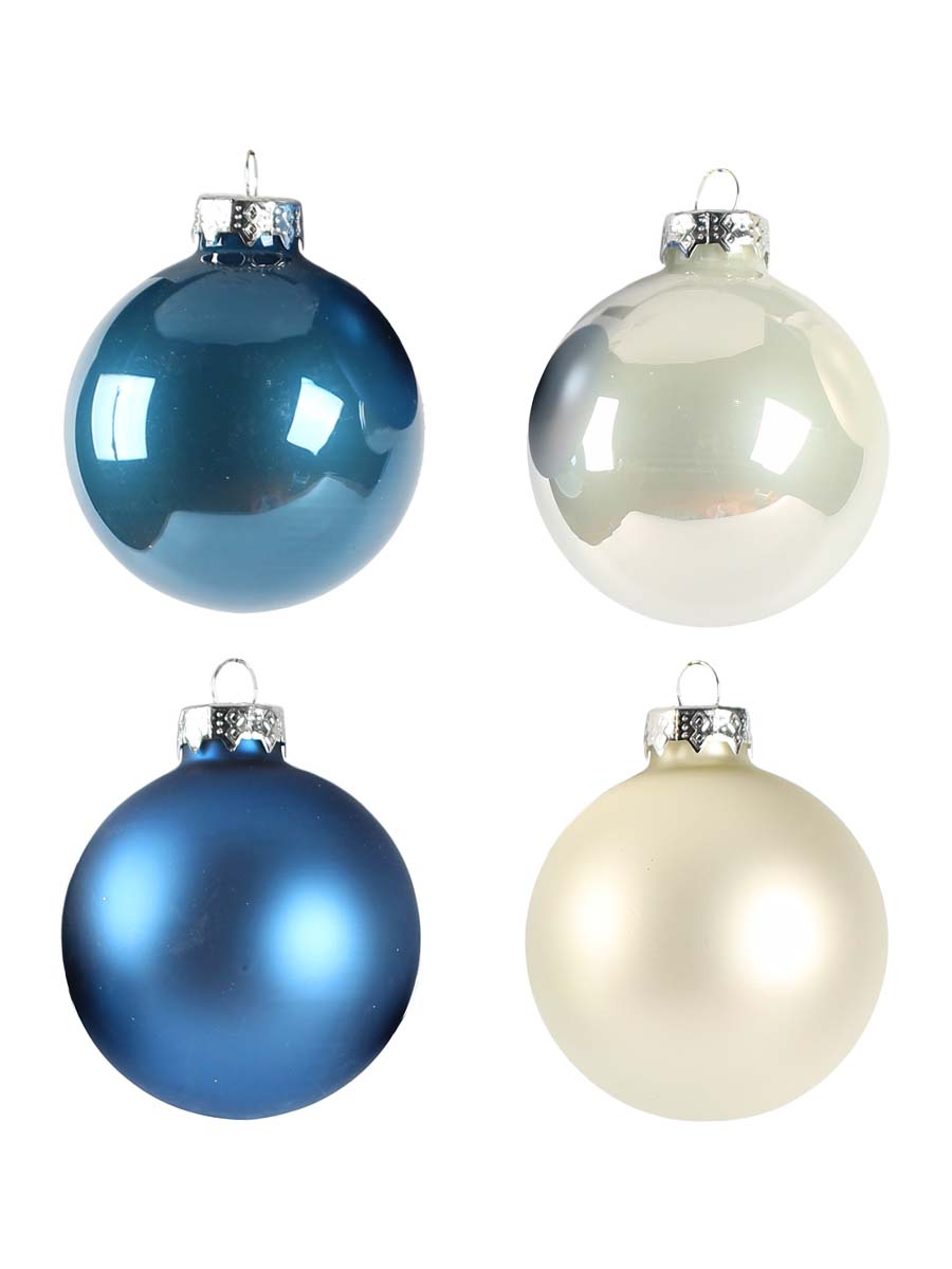 набор шаров 6см 4шт. жемчуг (стекло) Набор шаров 6см 4шт. жемчуг (стекло)