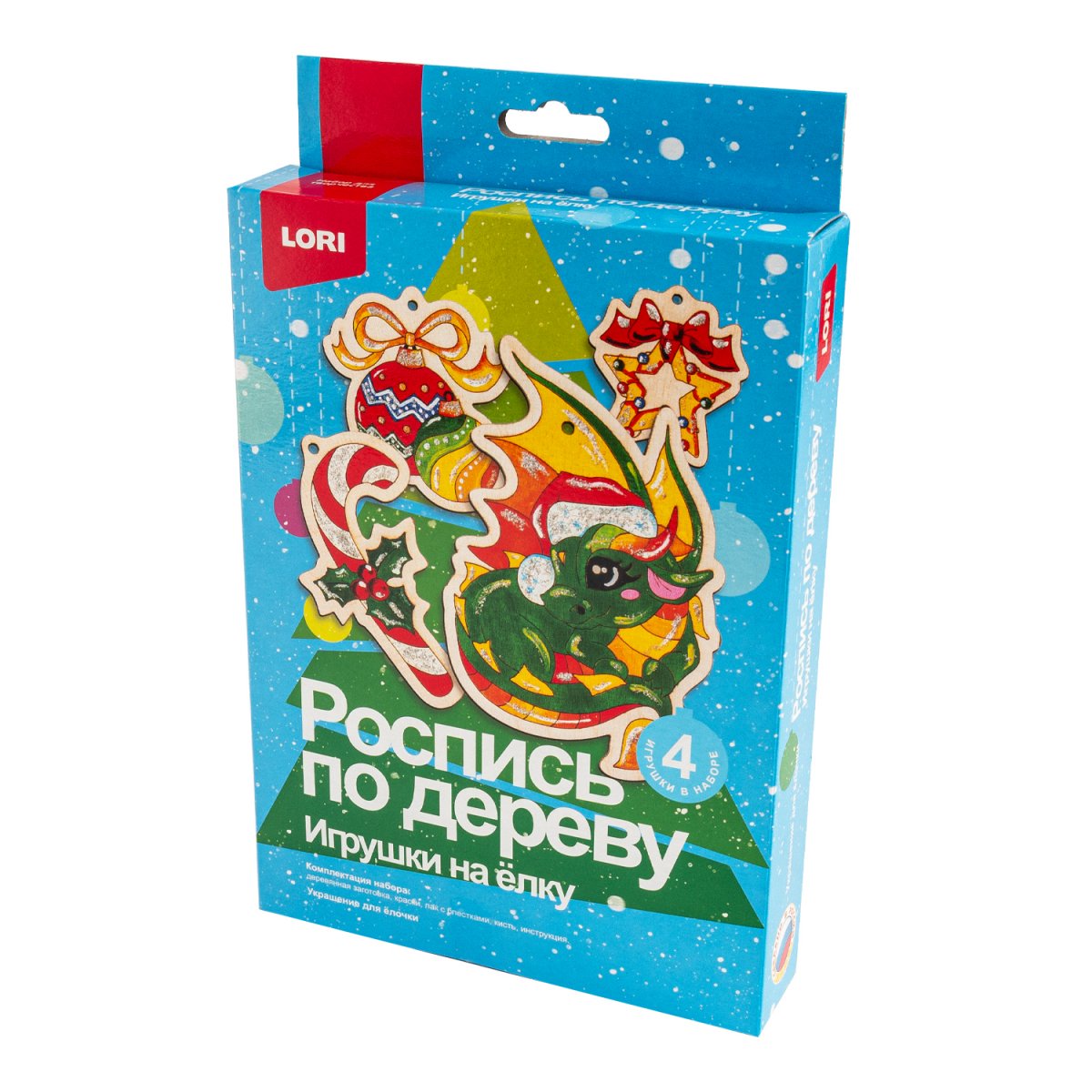 набор д/творч.роспись по дереву игрушка на ёлку "украшение для ёлочки" Набор д/творч.роспись по дереву игрушка на ёлку "украшение для ёлочки"