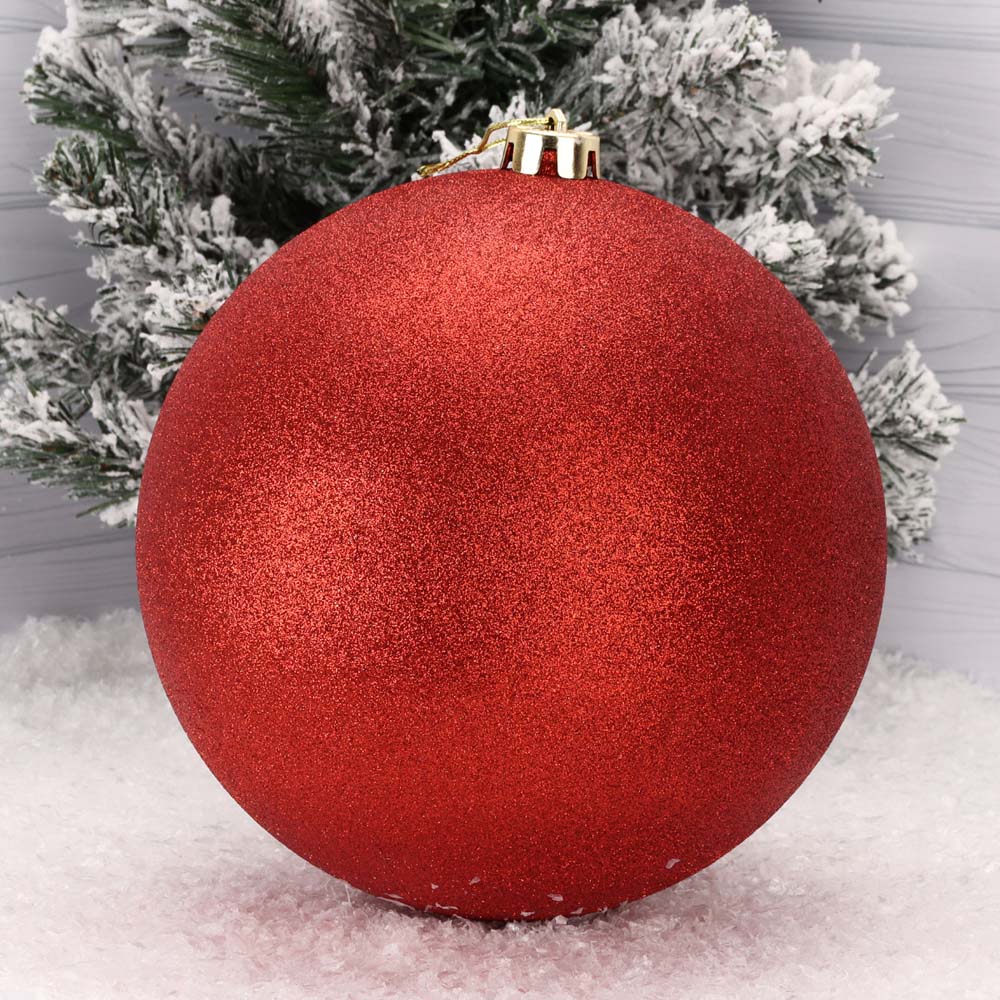 шар 20см "блеск" красный (пластик) Шар 20см "блеск" красный (пластик)